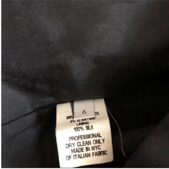 Ulla Johnson Black Open Front Lightweight Blazer Wool Silk - Picture 7 of 9